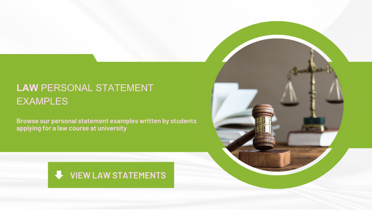 studential personal statement for law